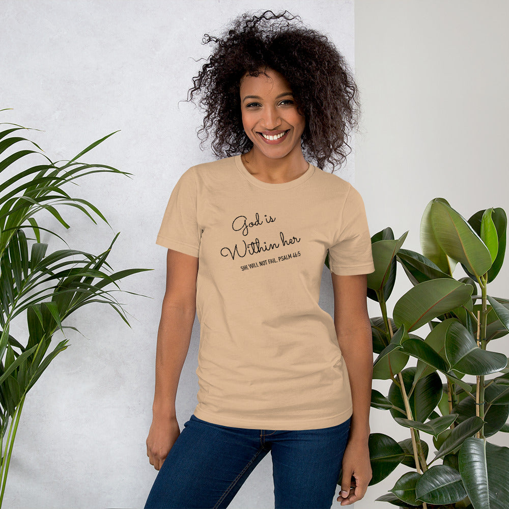 Psalm 46:5 Women's Short Sleeve T-Shirt
