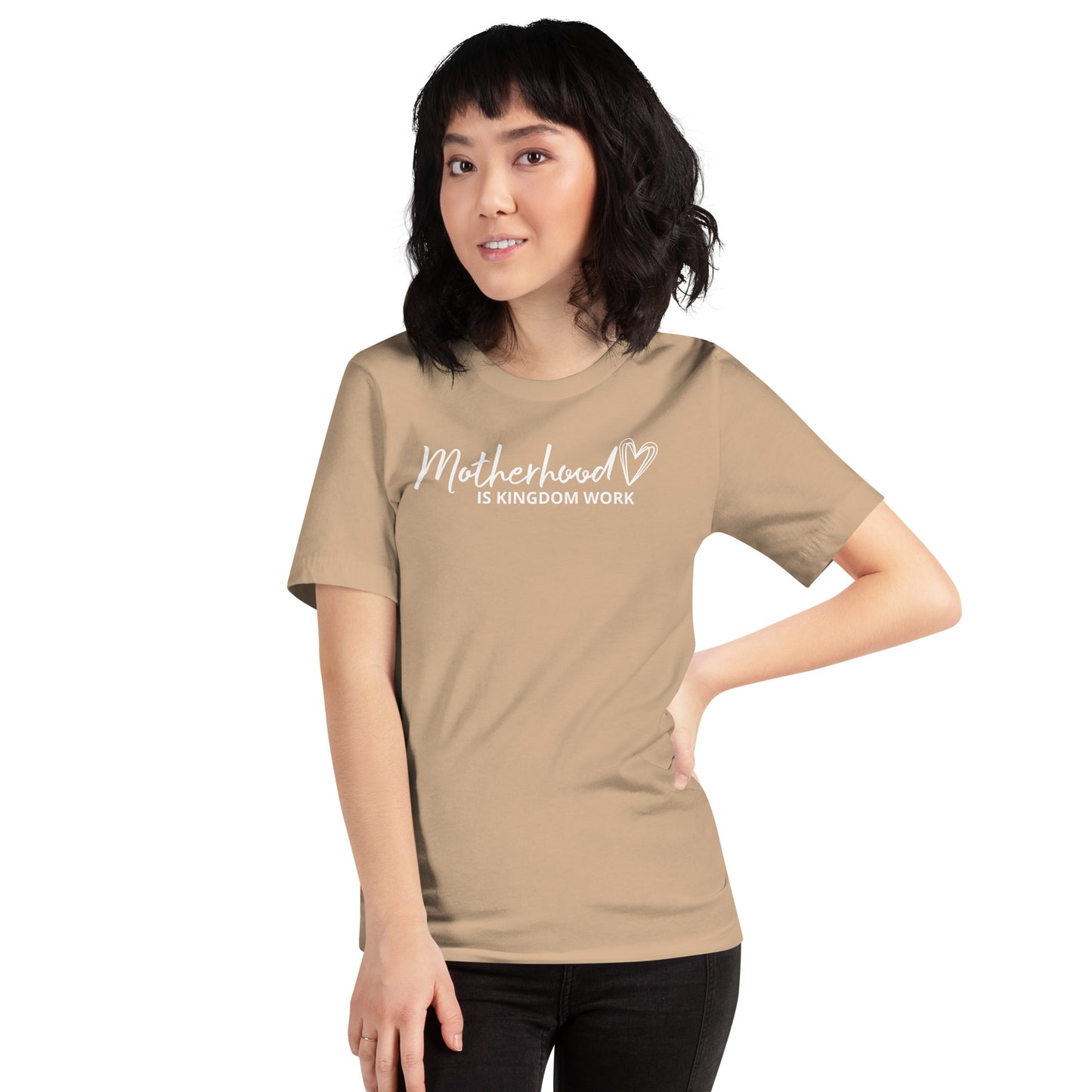 Motherhood Is Kingdom Work Short Sleeve T-Shirt