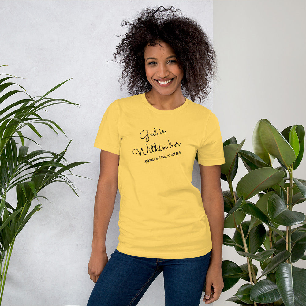 Psalm 46:5 Women's Short Sleeve T-Shirt