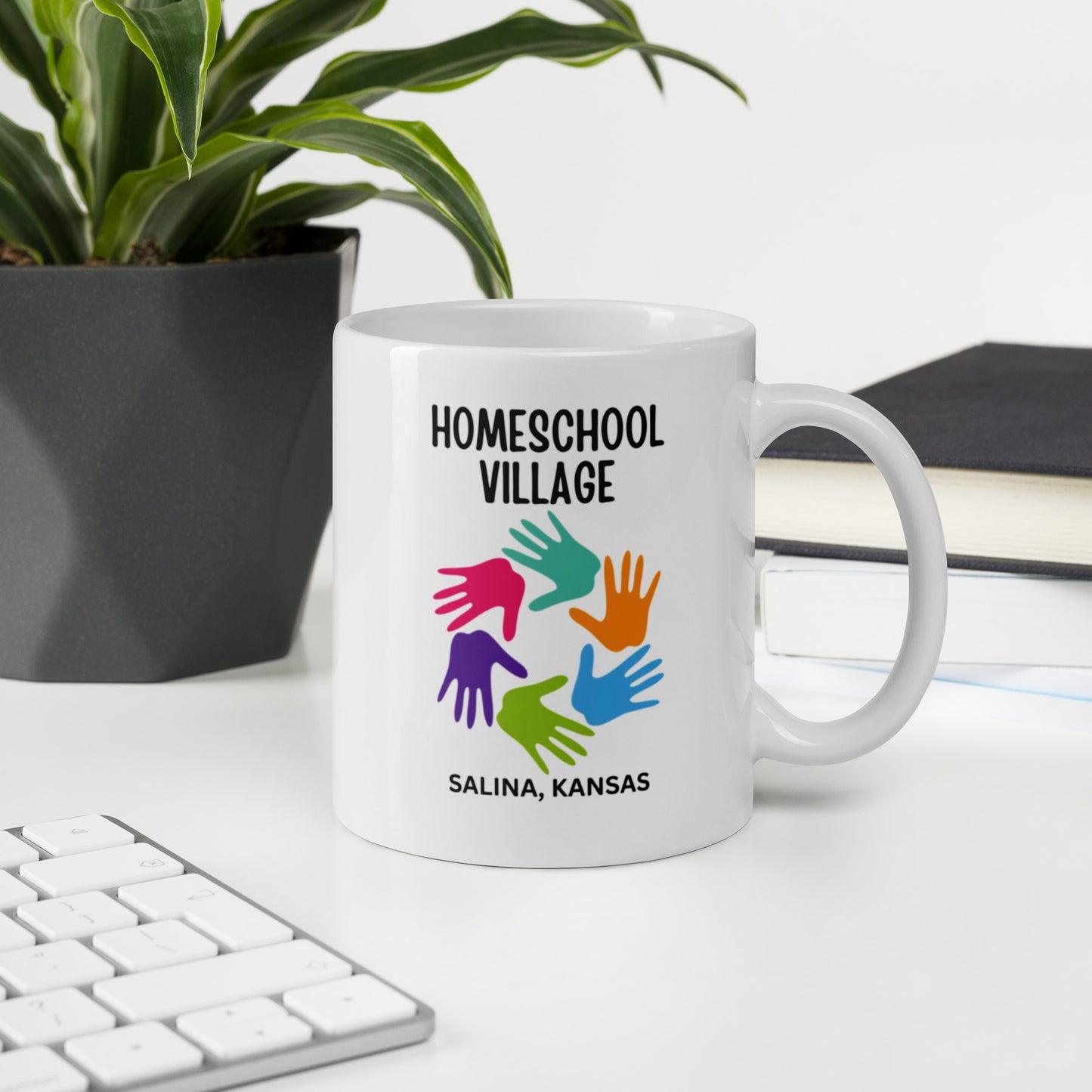 HSV White Glossy Mug