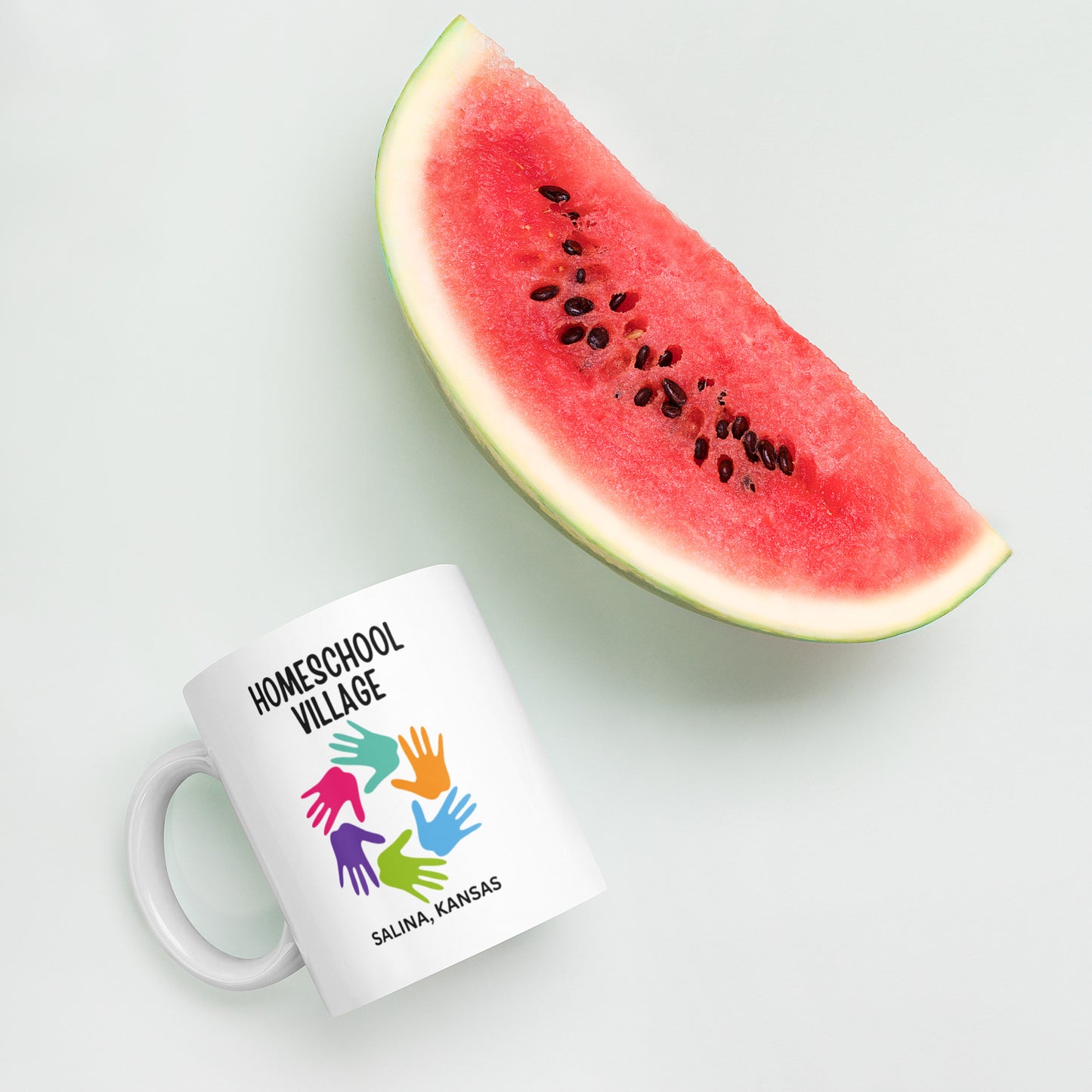 HSV White Glossy Mug