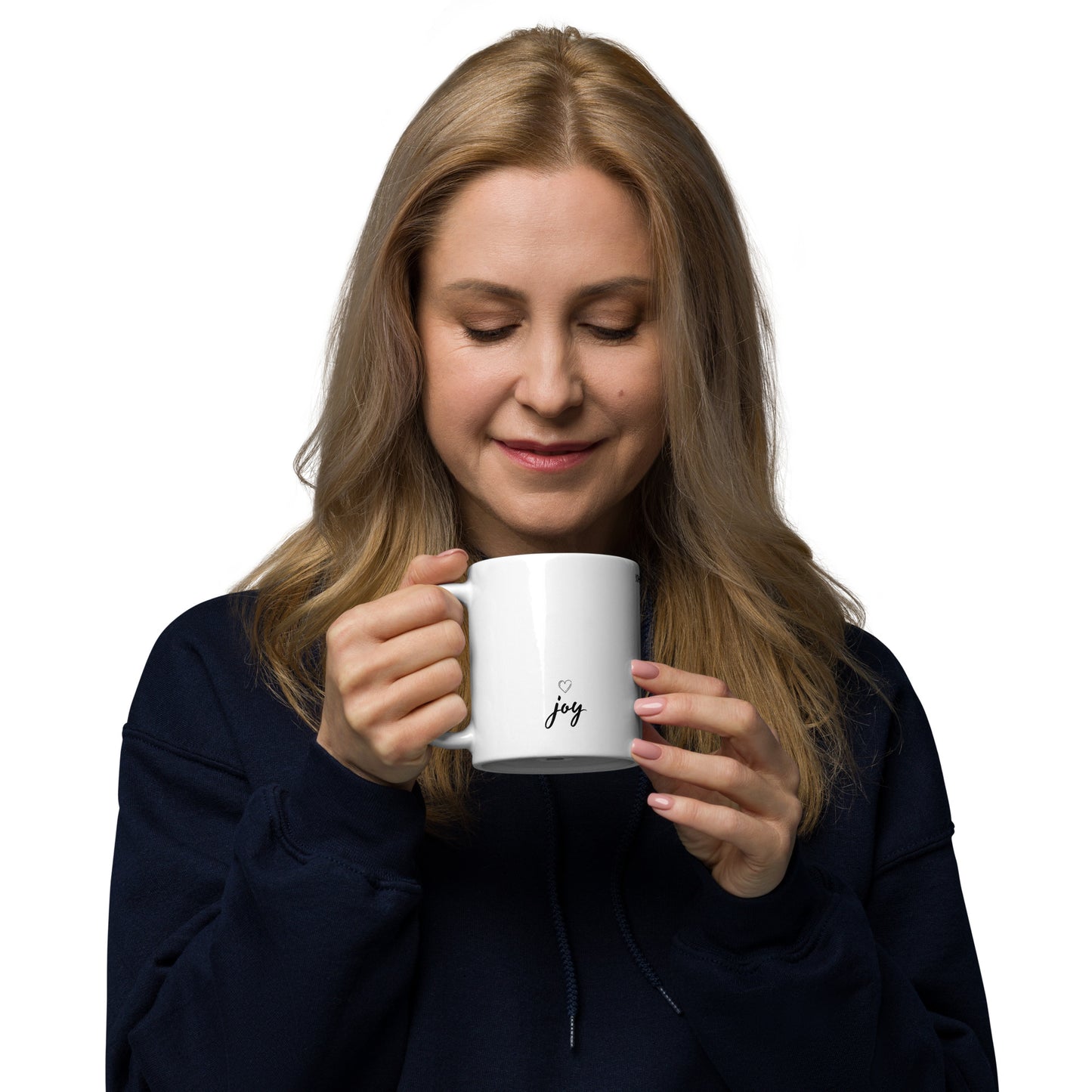 Joy Heart Glossy Mug
