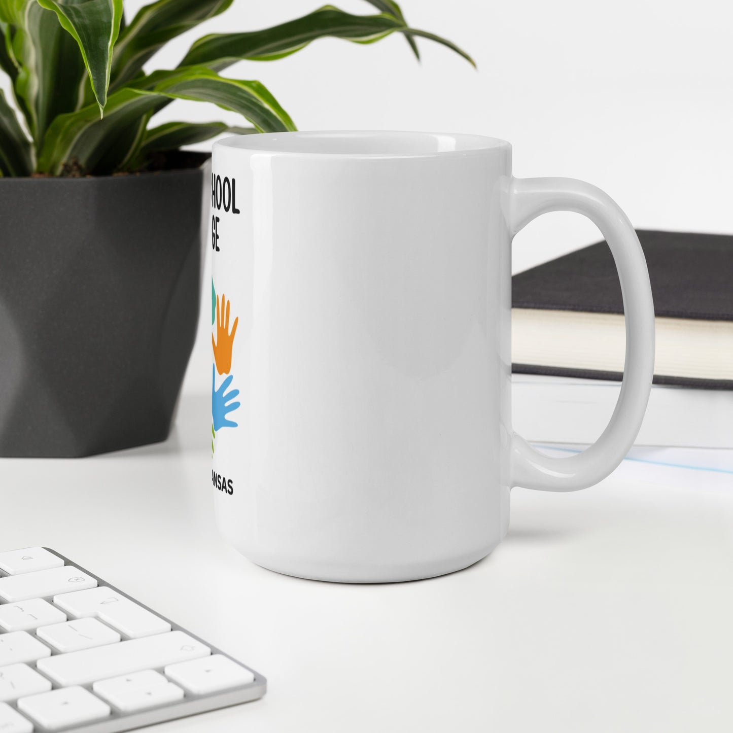 HSV White Glossy Mug