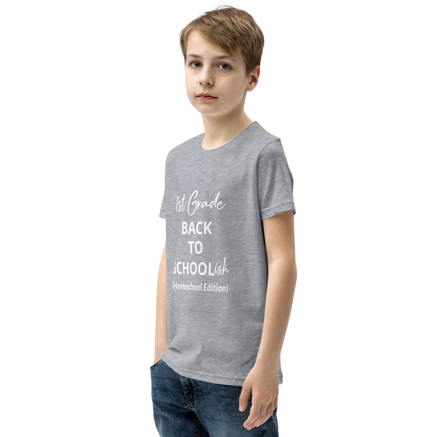Kids Homeschool 1st Grade Back to School Short Sleeve T-Shirt