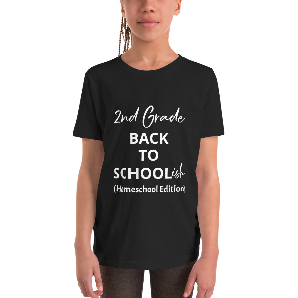 Kids Homeschool 2nd Grade Back to School Short Sleeve T-Shirt