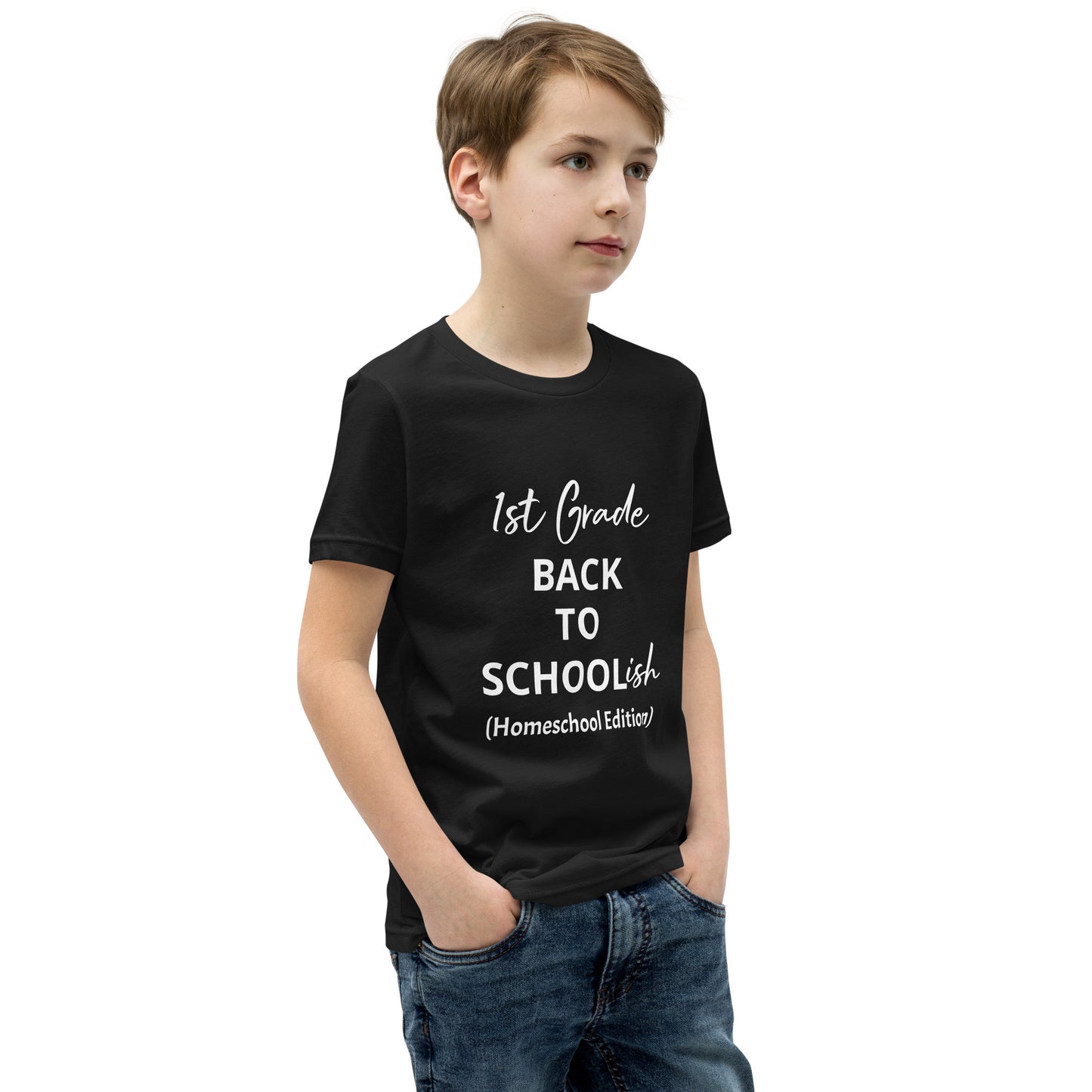 Kids Homeschool 1st Grade Back to School Short Sleeve T-Shirt