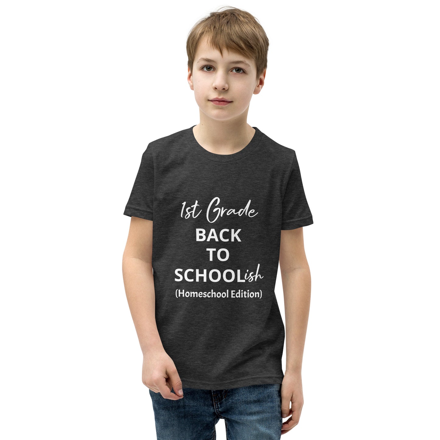 Kids Homeschool 1st Grade Back to School Short Sleeve T-Shirt