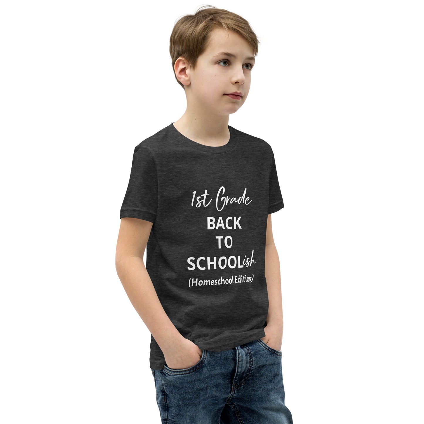 Kids Homeschool 1st Grade Back to School Short Sleeve T-Shirt