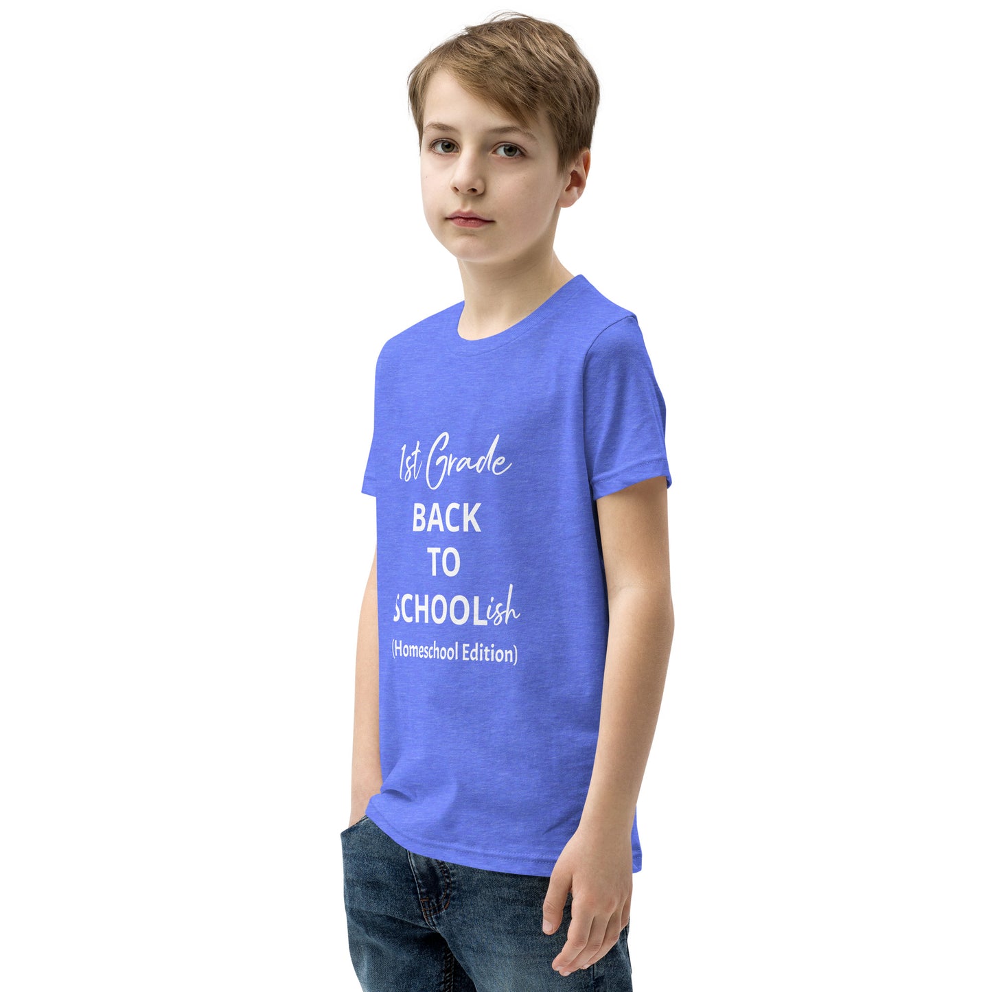 Kids Homeschool 1st Grade Back to School Short Sleeve T-Shirt