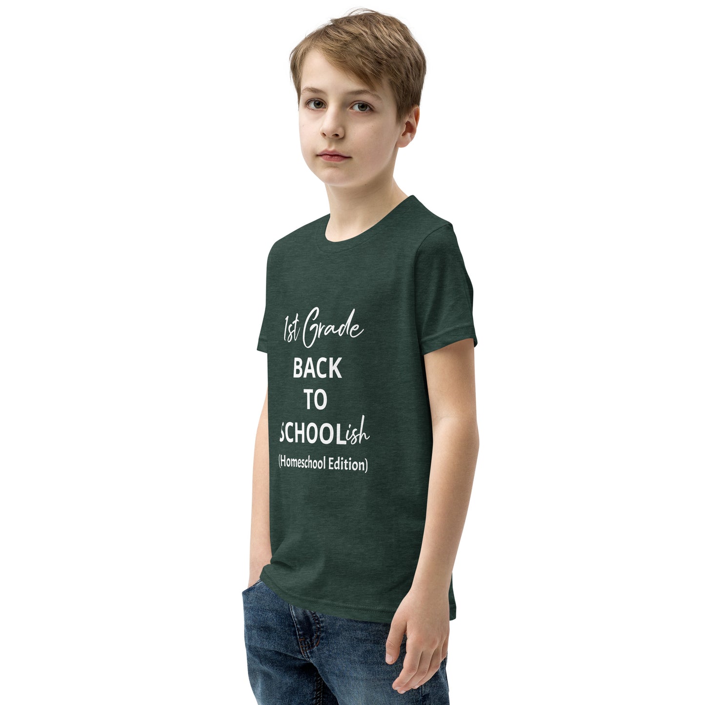 Kids Homeschool 1st Grade Back to School Short Sleeve T-Shirt