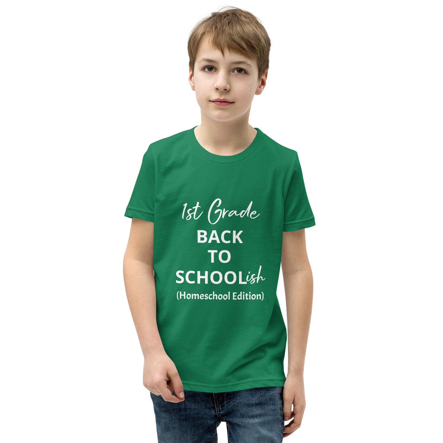 Kids Homeschool 1st Grade Back to School Short Sleeve T-Shirt