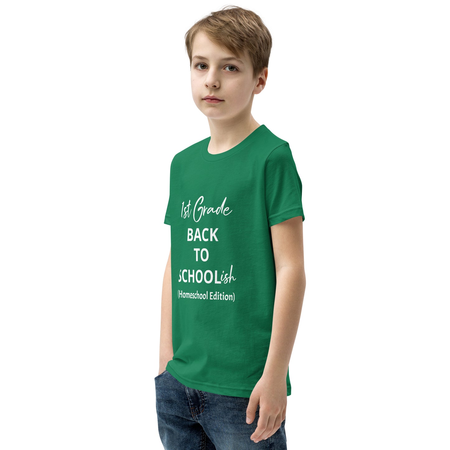 Kids Homeschool 1st Grade Back to School Short Sleeve T-Shirt
