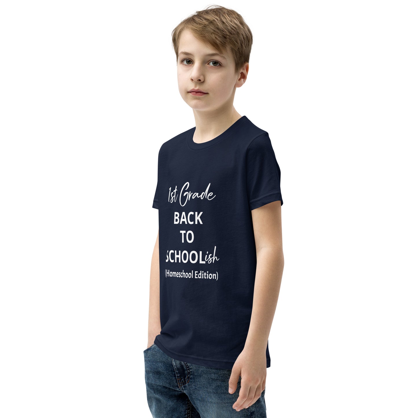 Kids Homeschool 1st Grade Back to School Short Sleeve T-Shirt