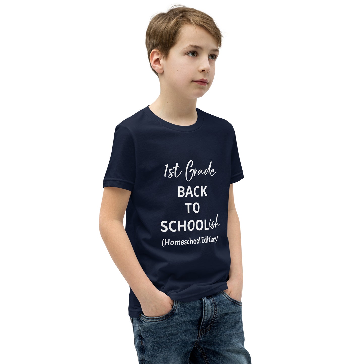 Kids Homeschool 1st Grade Back to School Short Sleeve T-Shirt