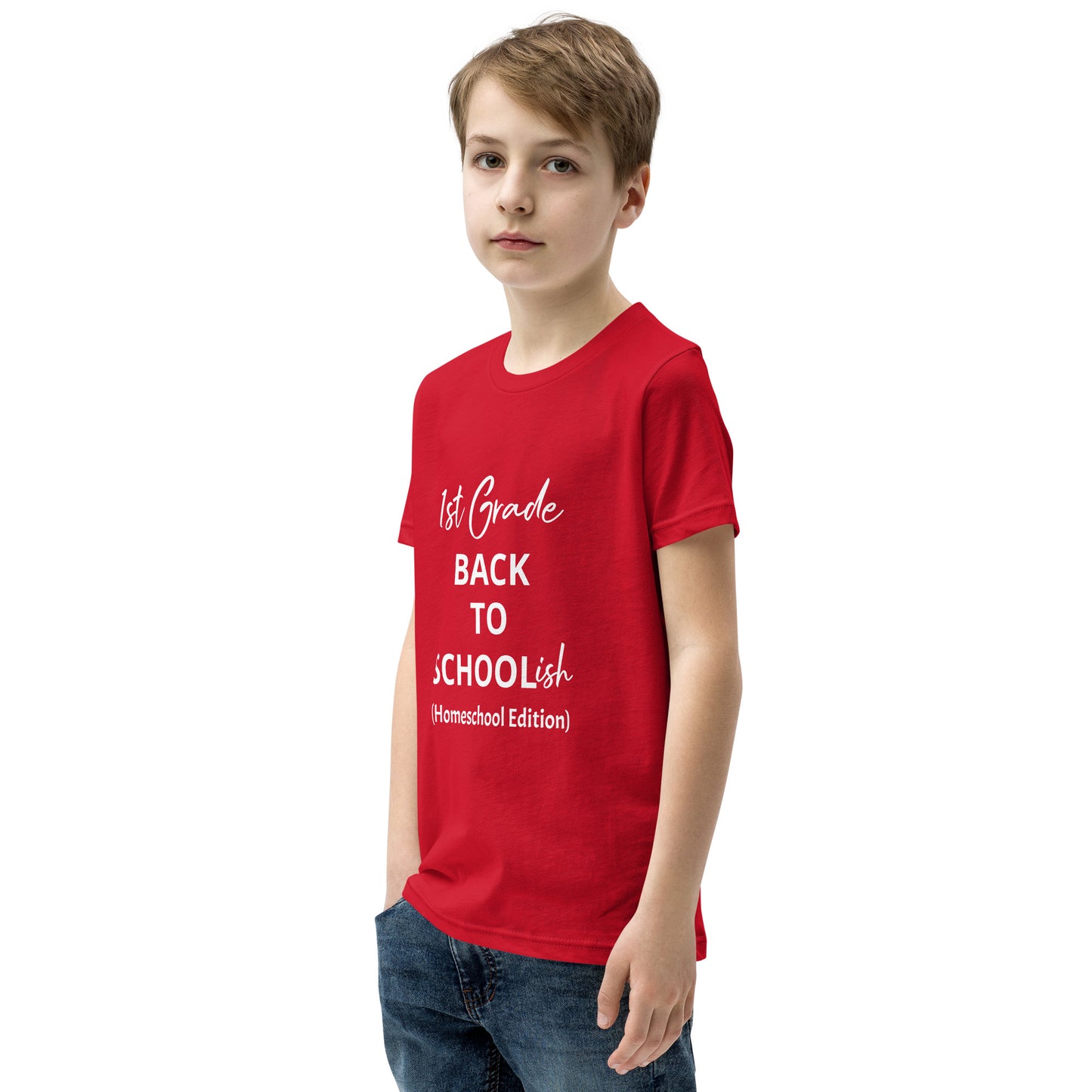 Kids Homeschool 1st Grade Back to School Short Sleeve T-Shirt