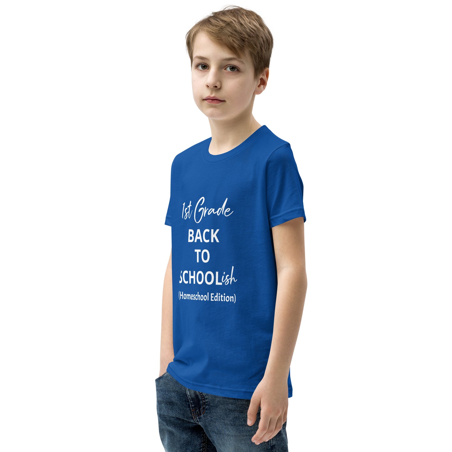Kids Homeschool 1st Grade Back to School Short Sleeve T-Shirt