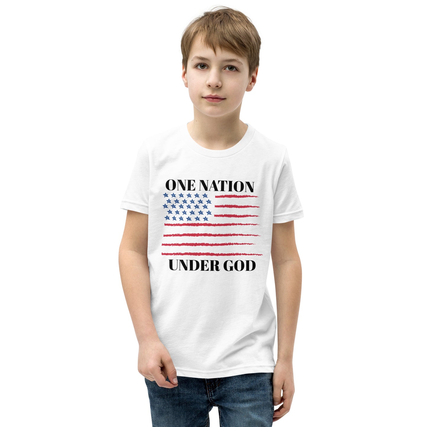 Flag One Nation Youth Short Sleeve T-Shirt