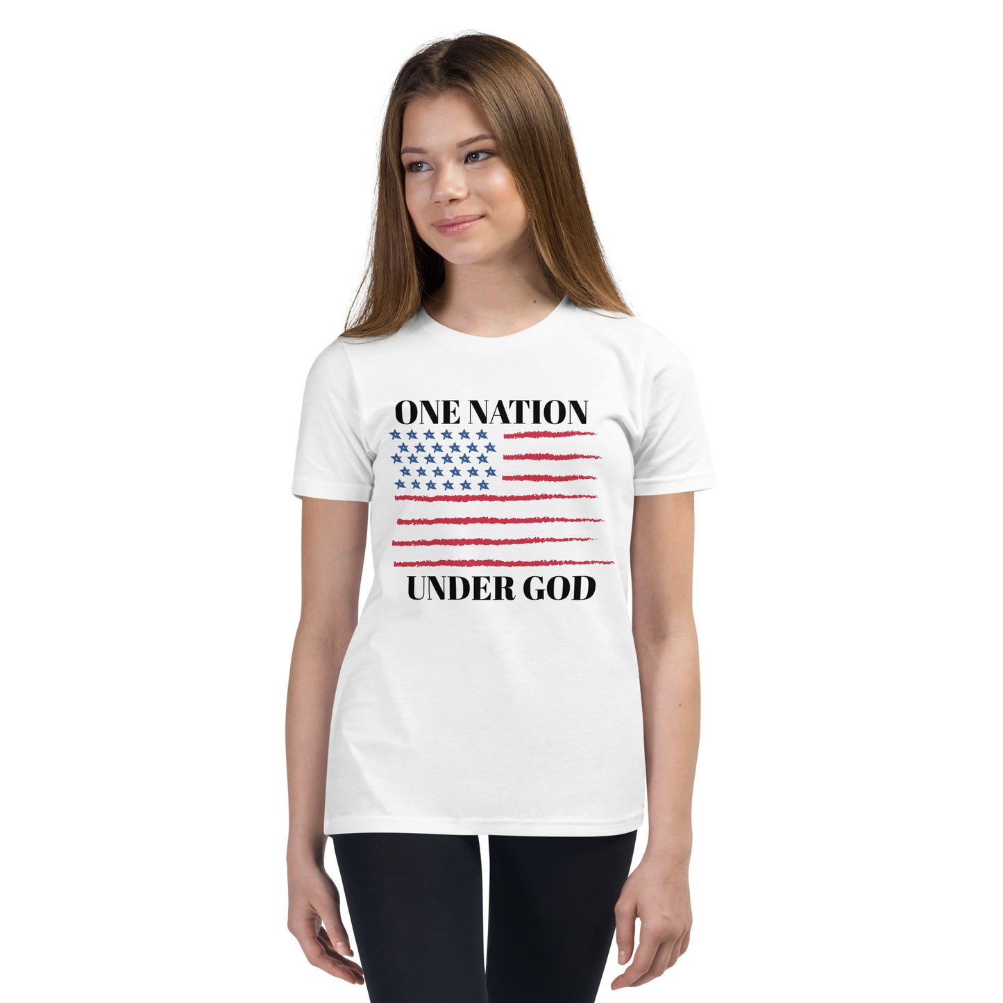 Flag One Nation Youth Short Sleeve T-Shirt