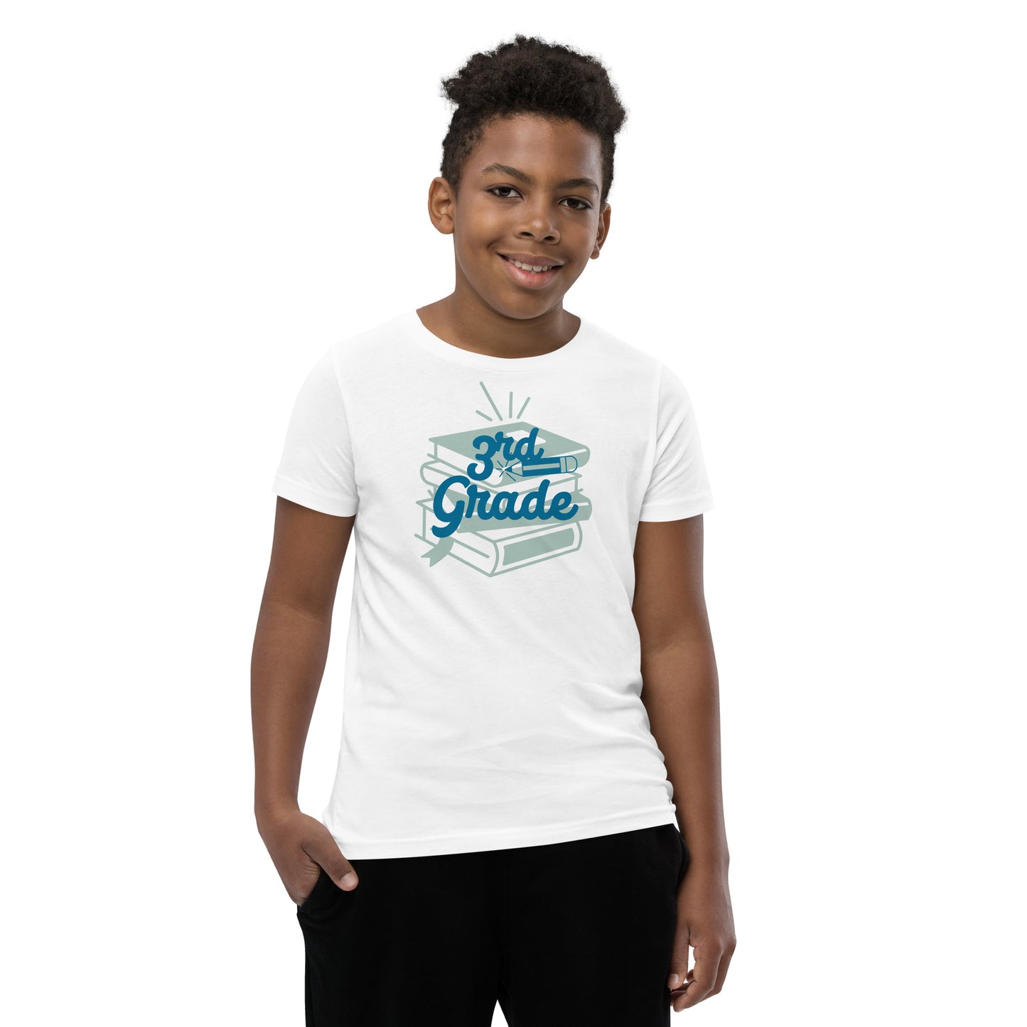 3rd Grade Books Youth Short Sleeve T-Shirt