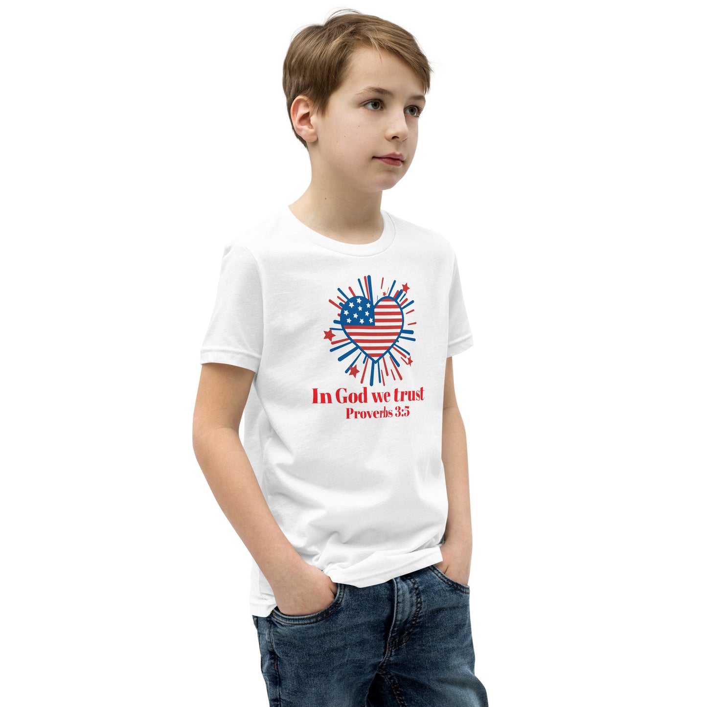 In God We Trust Youth Short Sleeve T-Shirt