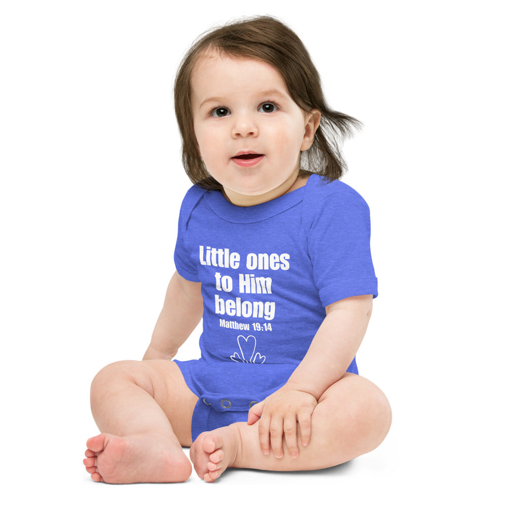 Belong Short Sleeve Baby Onesie