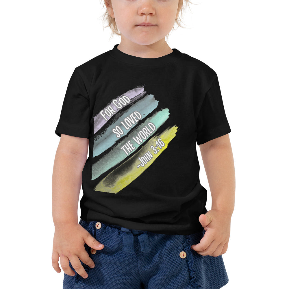 John 3:16 Toddler Short Sleeve T-Shirt