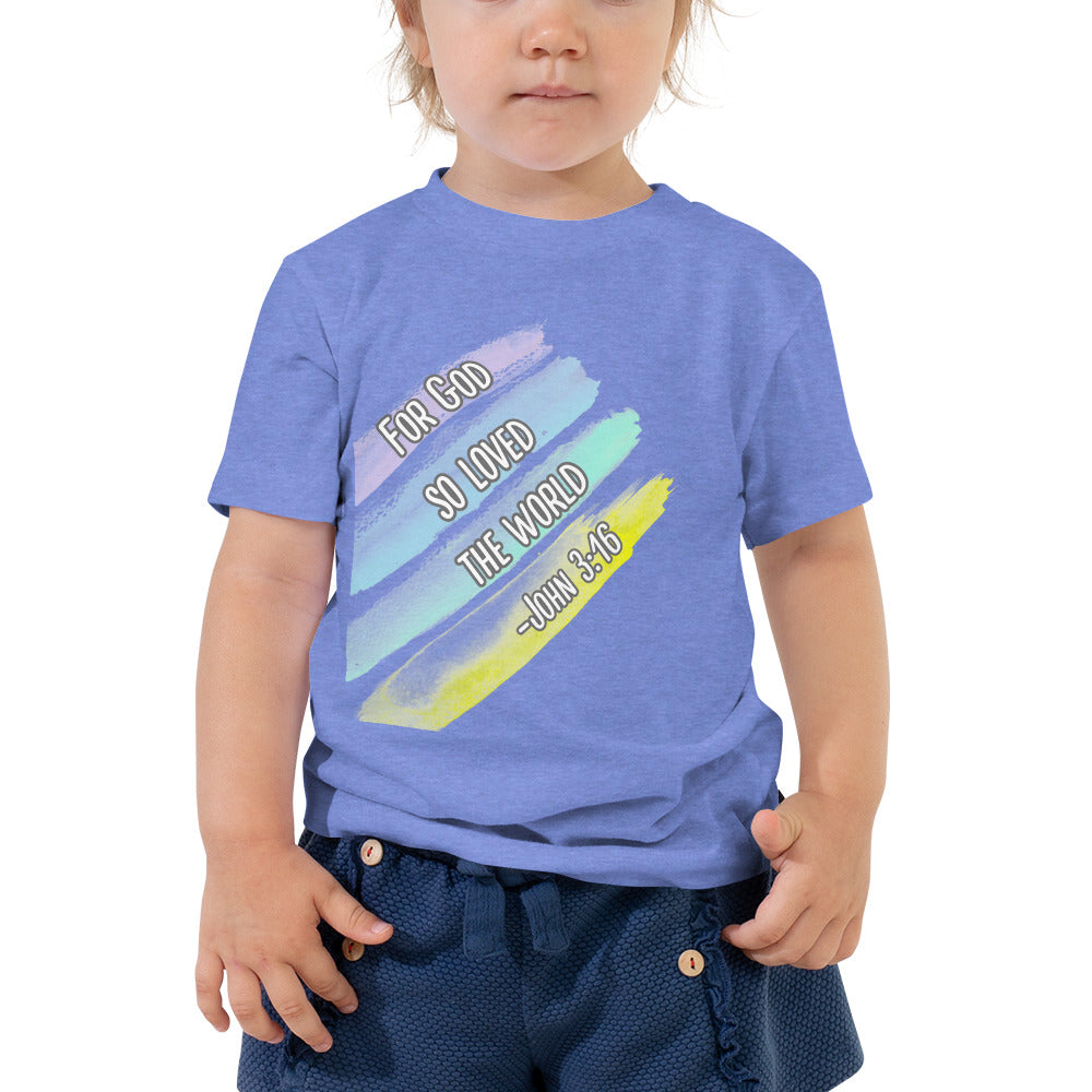 John 3:16 Toddler Short Sleeve T-Shirt