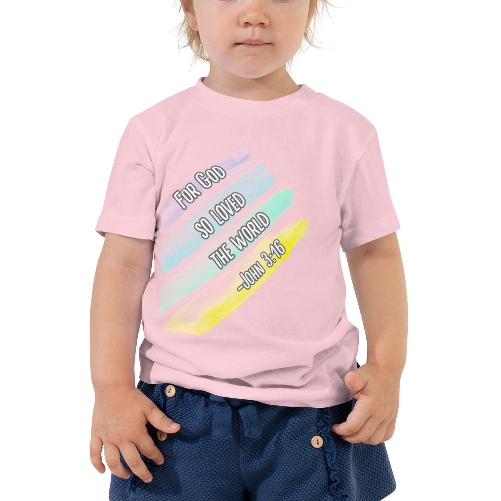 John 3:16 Toddler Short Sleeve T-Shirt