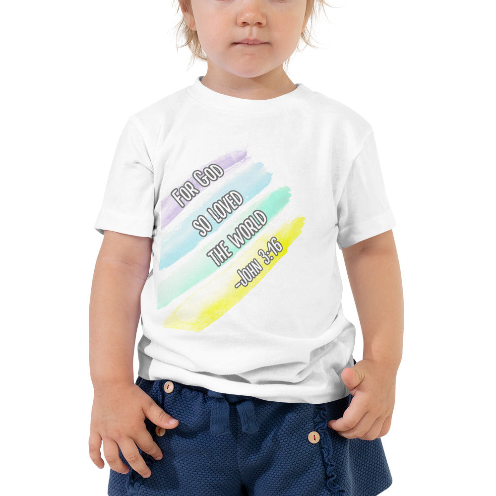 John 3:16 Toddler Short Sleeve T-Shirt
