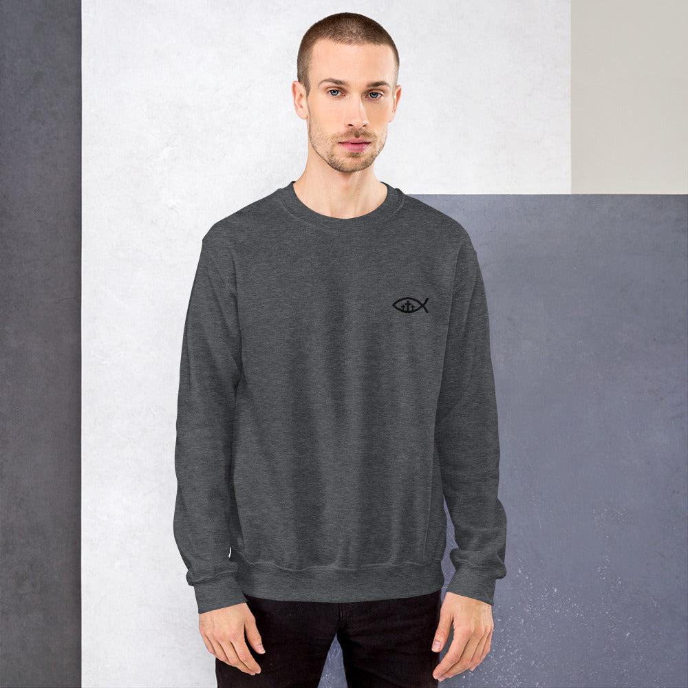 Fish Cross Unisex Sweatshirt