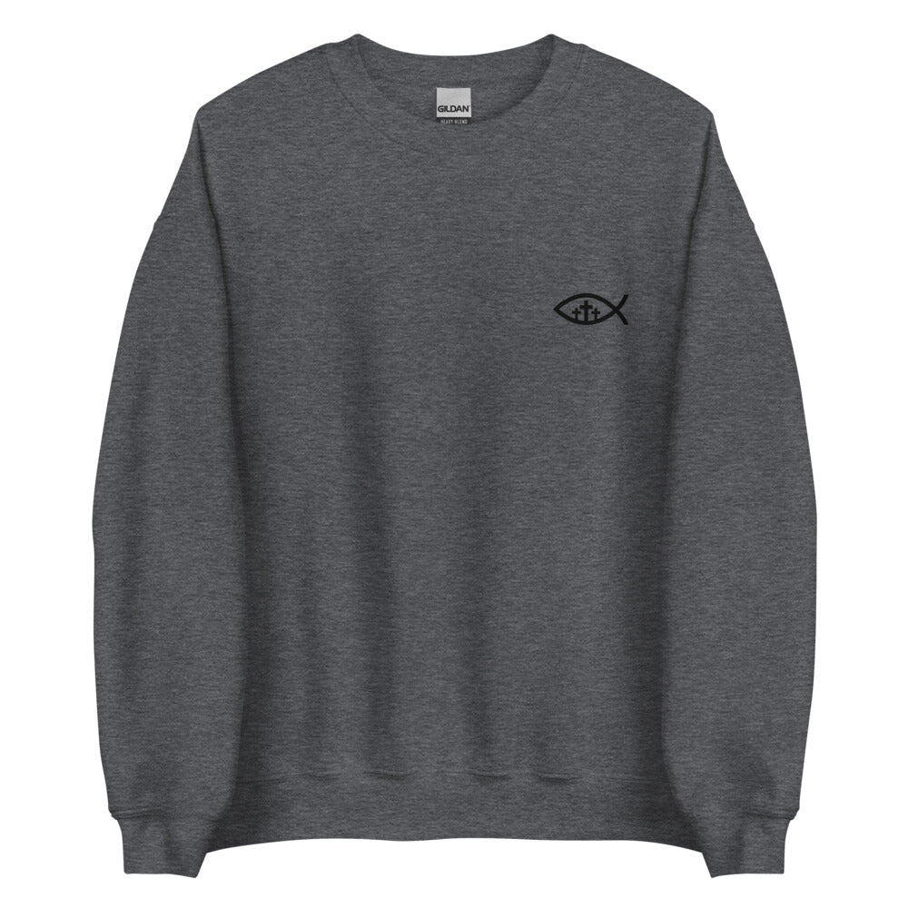 Fish Cross Unisex Sweatshirt