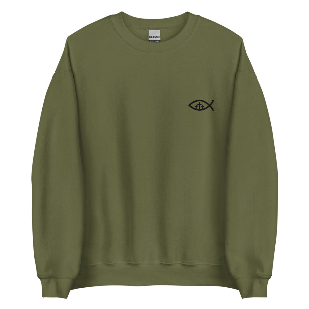 Fish Cross Unisex Sweatshirt
