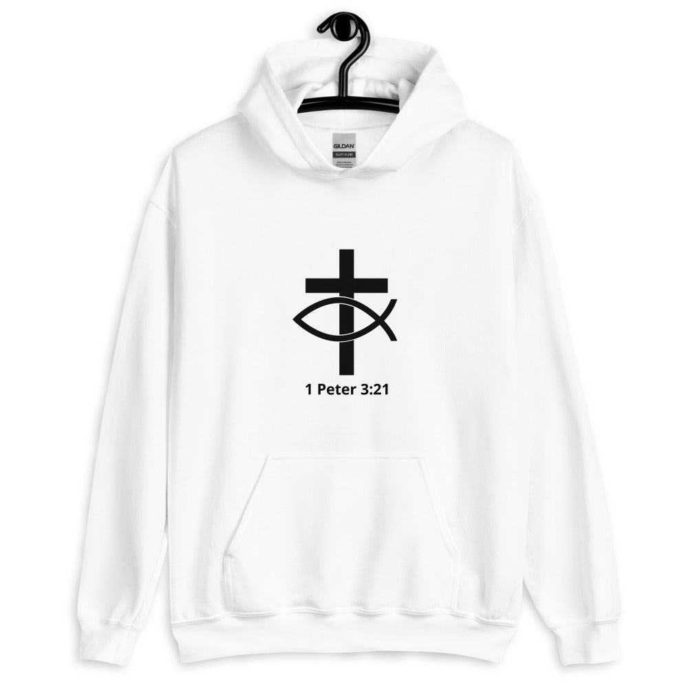 1 Peter 3:21 Men's Hoodie