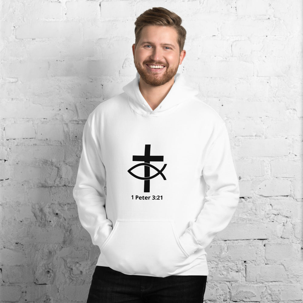 1 Peter 3:21 Men's Hoodie