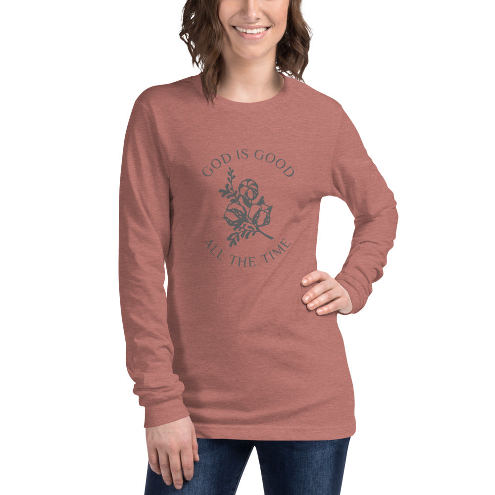 God Is Good Women's Long Sleeve Tee