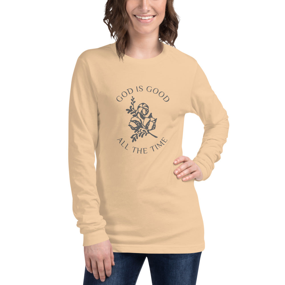 God Is Good Women's Long Sleeve Tee