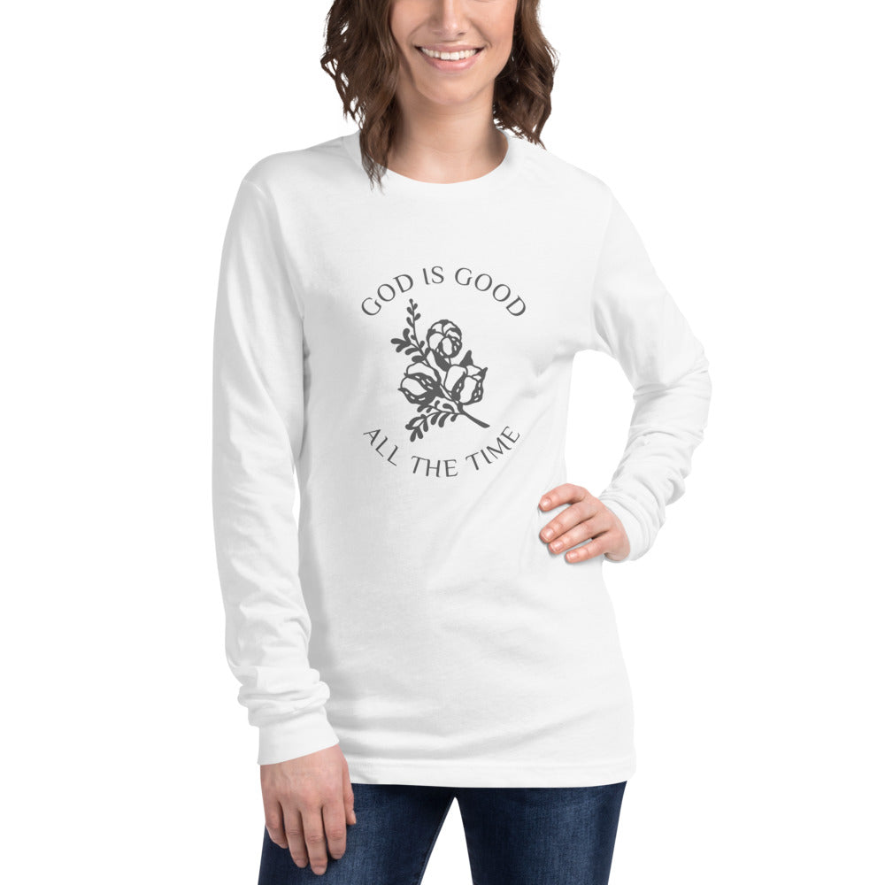 God Is Good Women's Long Sleeve Tee