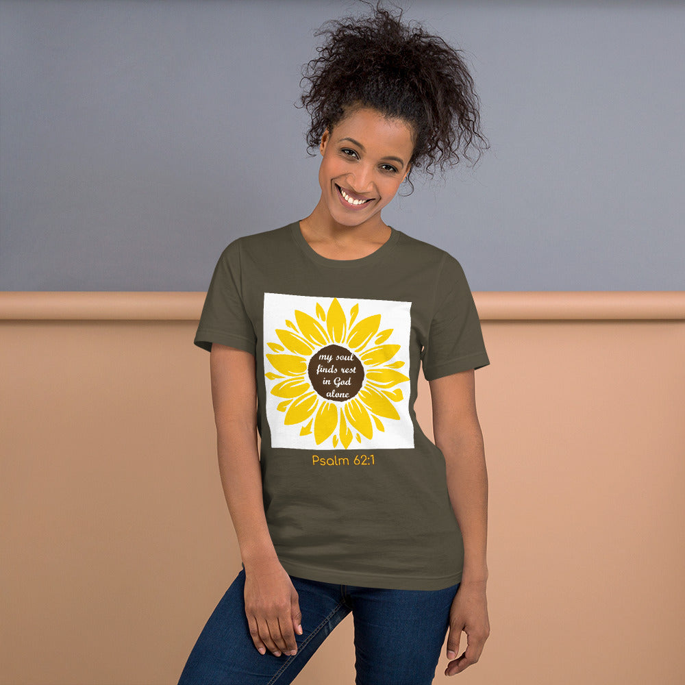 Women's Short-Sleeve Sunflower T-Shirt