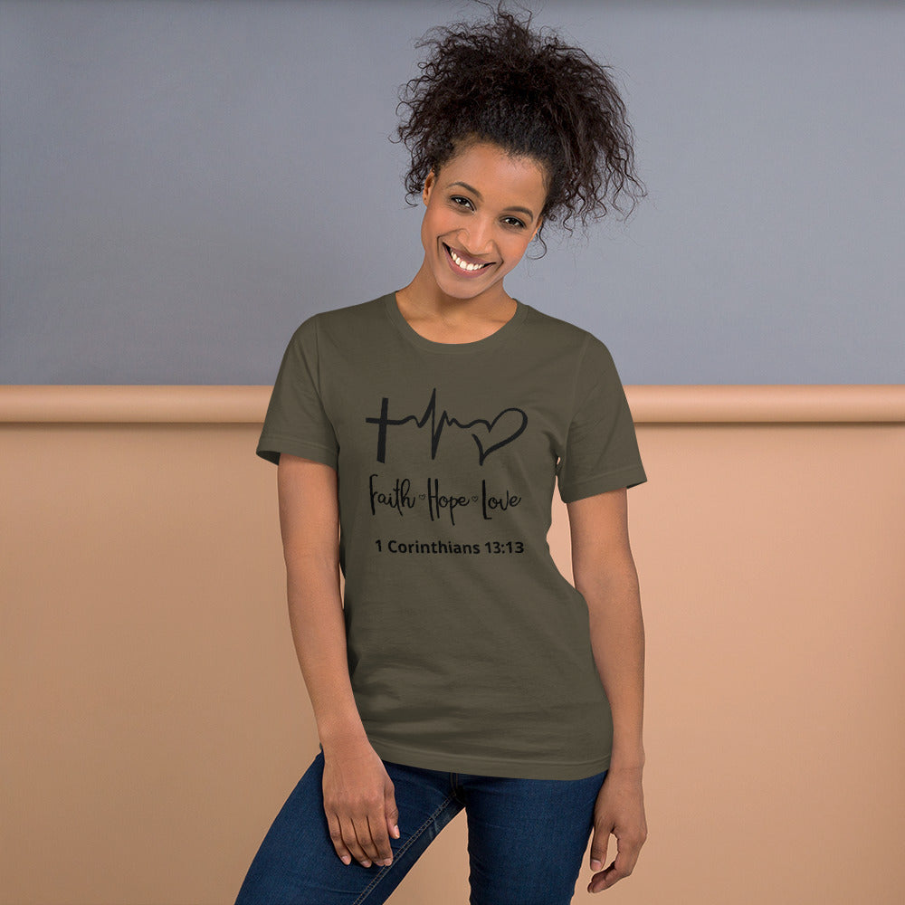 Faith Hope Love Short Sleeve Women's T-Shirt