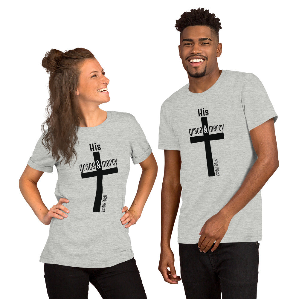His Grace & Mercy Short-Sleeve Unisex T-Shirt