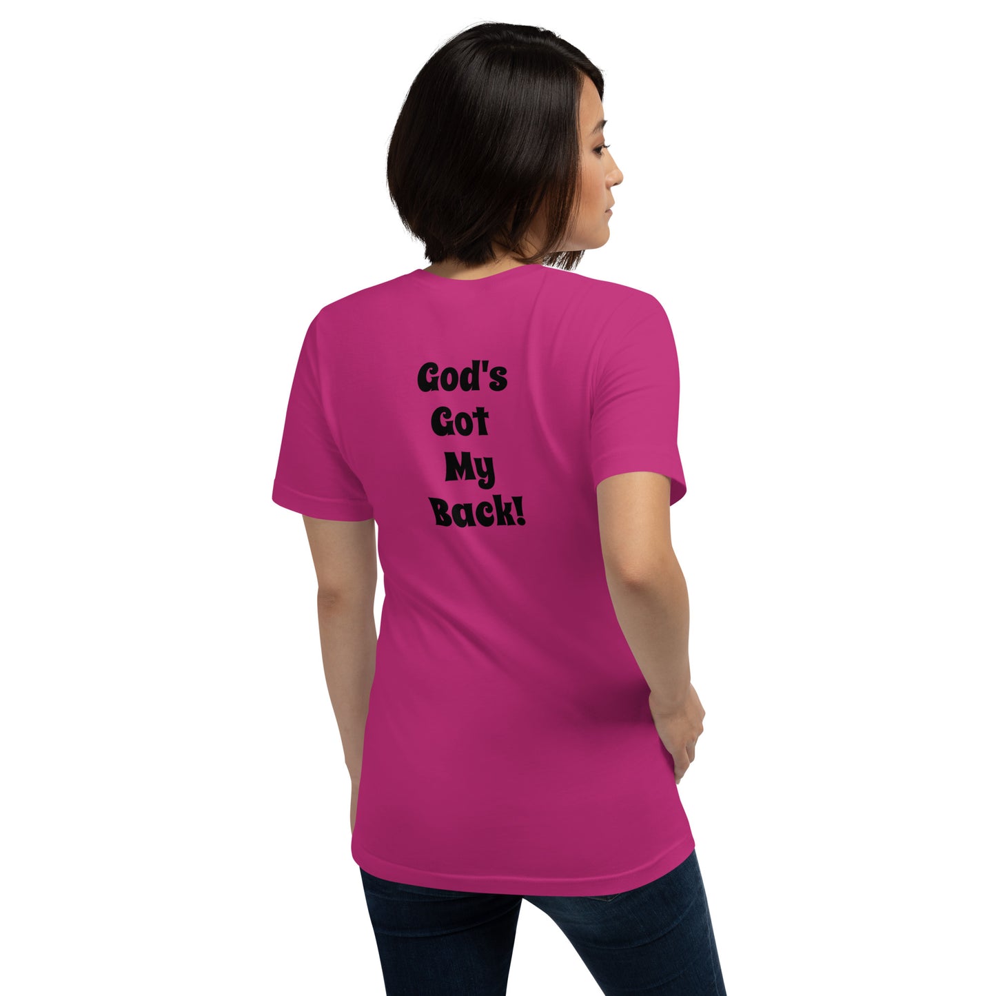 God's Got My Back Women's Short Sleeve T-Shirt