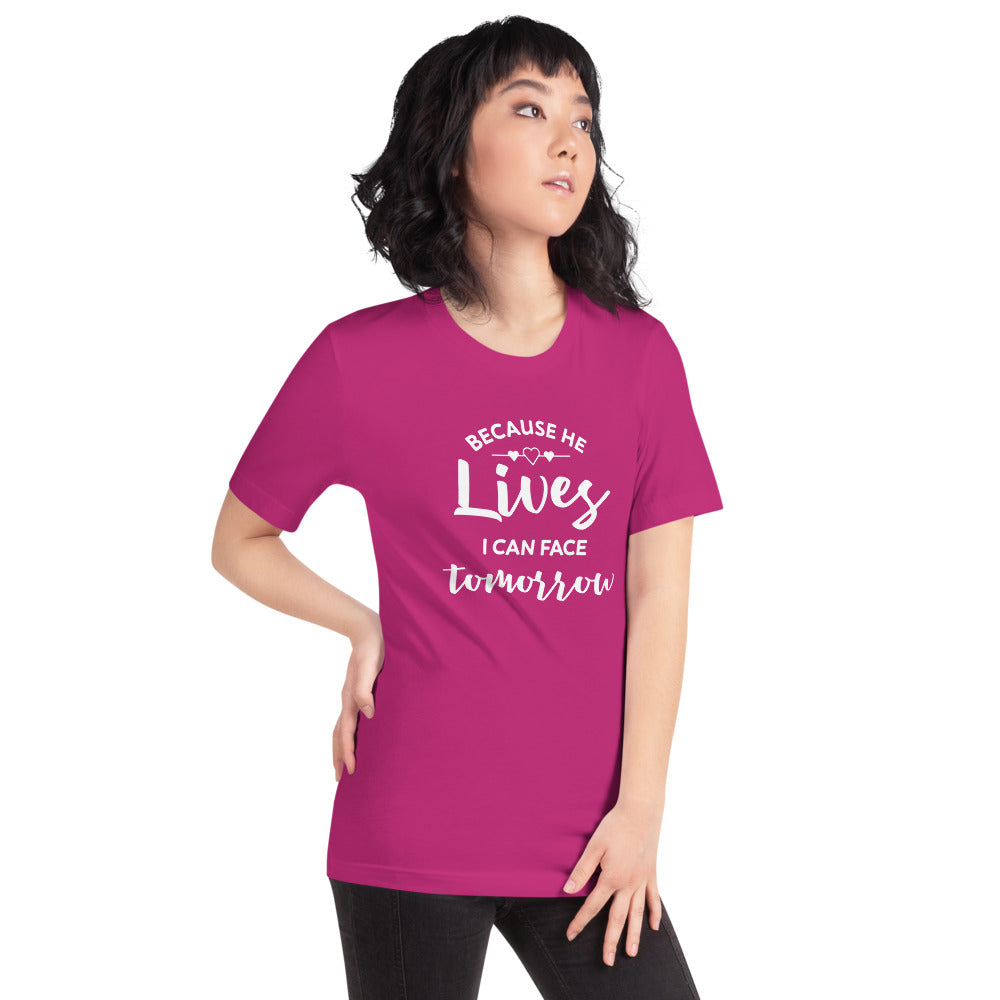 He Lives Short-Sleeve Women's T-Shirt