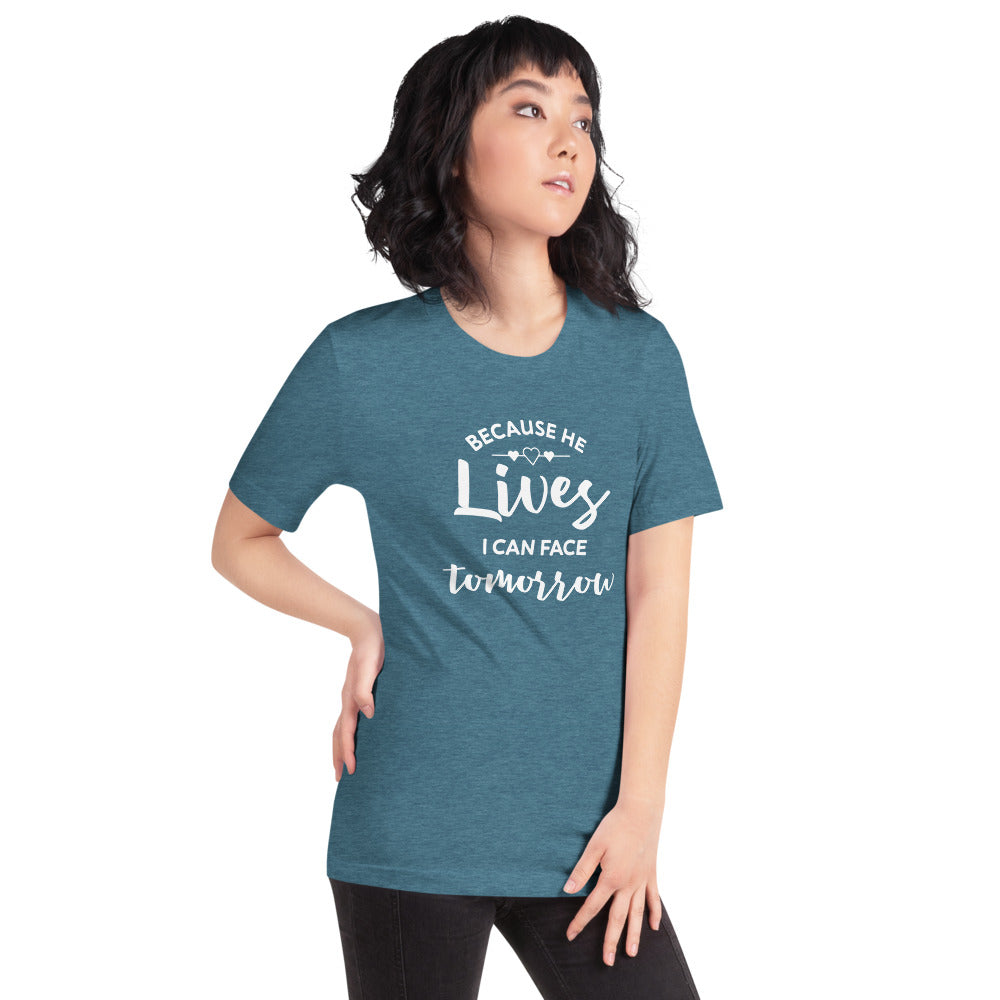 He Lives Short-Sleeve Women's T-Shirt