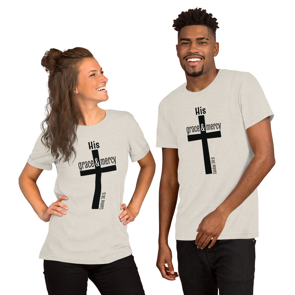 His Grace & Mercy Short-Sleeve Unisex T-Shirt
