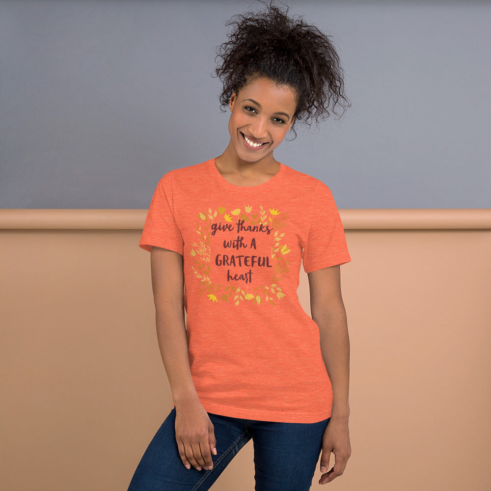 Give Thanks Women's Short Sleeve T-Shirt
