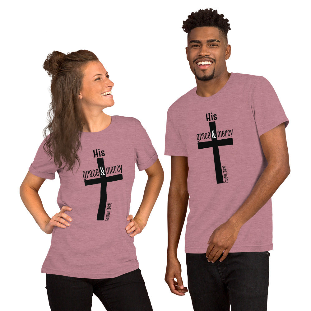 His Grace & Mercy Short-Sleeve Unisex T-Shirt
