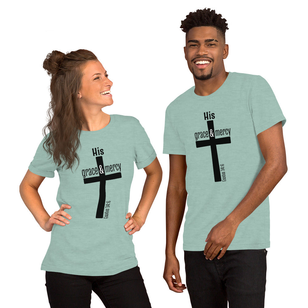 His Grace & Mercy Short-Sleeve Unisex T-Shirt