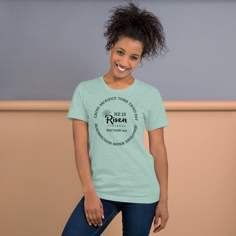 Matthew 28:6 Short-Sleeve Women's T-Shirt