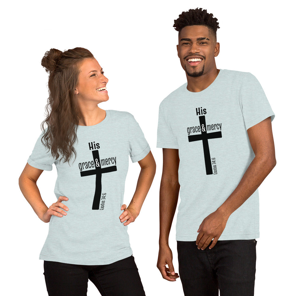 His Grace & Mercy Short-Sleeve Unisex T-Shirt