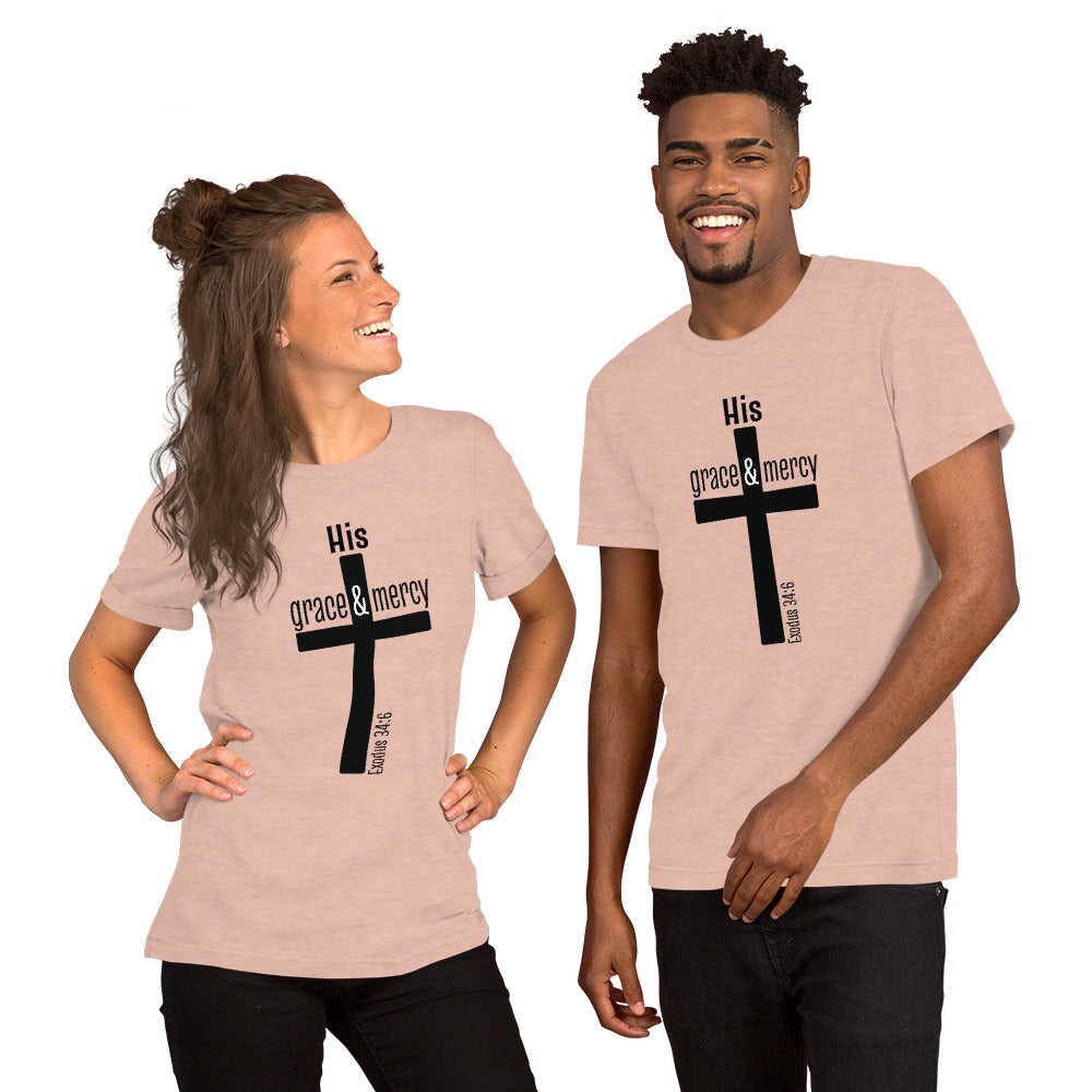 His Grace & Mercy Short-Sleeve Unisex T-Shirt